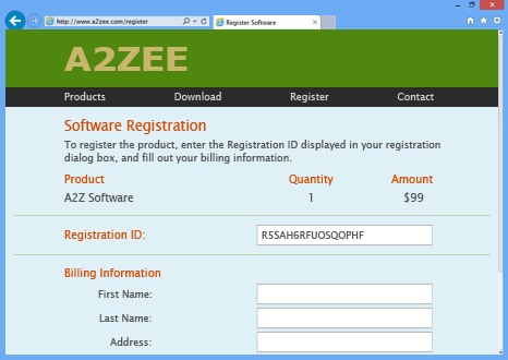 Web Registration